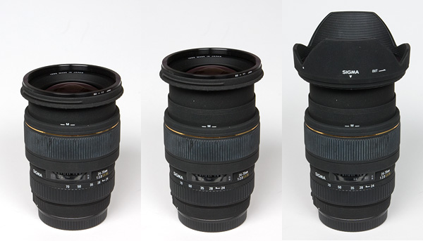 Sigma AF 24-70mm f/2.8 EX DG macro (Canon) - Review / Lab Test Report